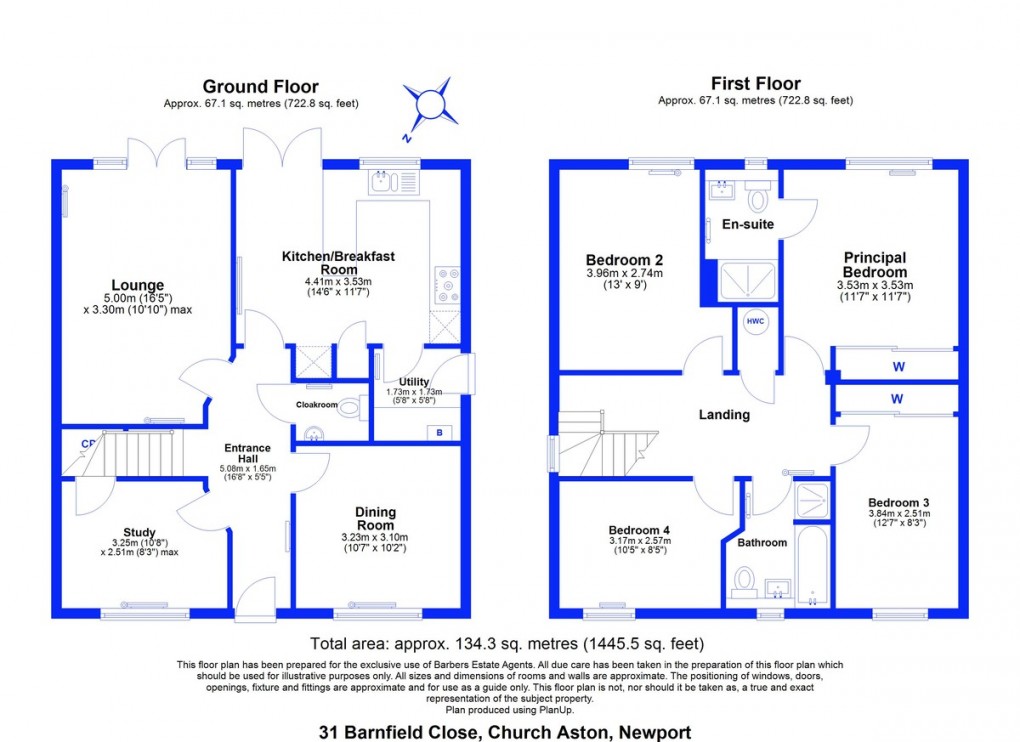 Floorplan for Church Aston, Newport