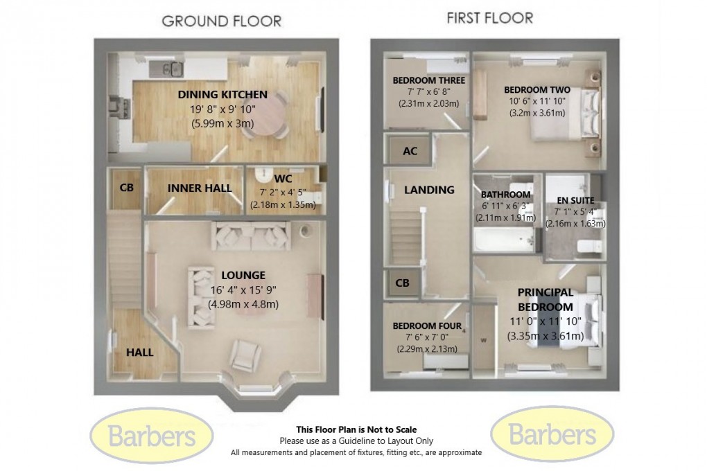 Floorplan for Landmark Close, Loggerheads