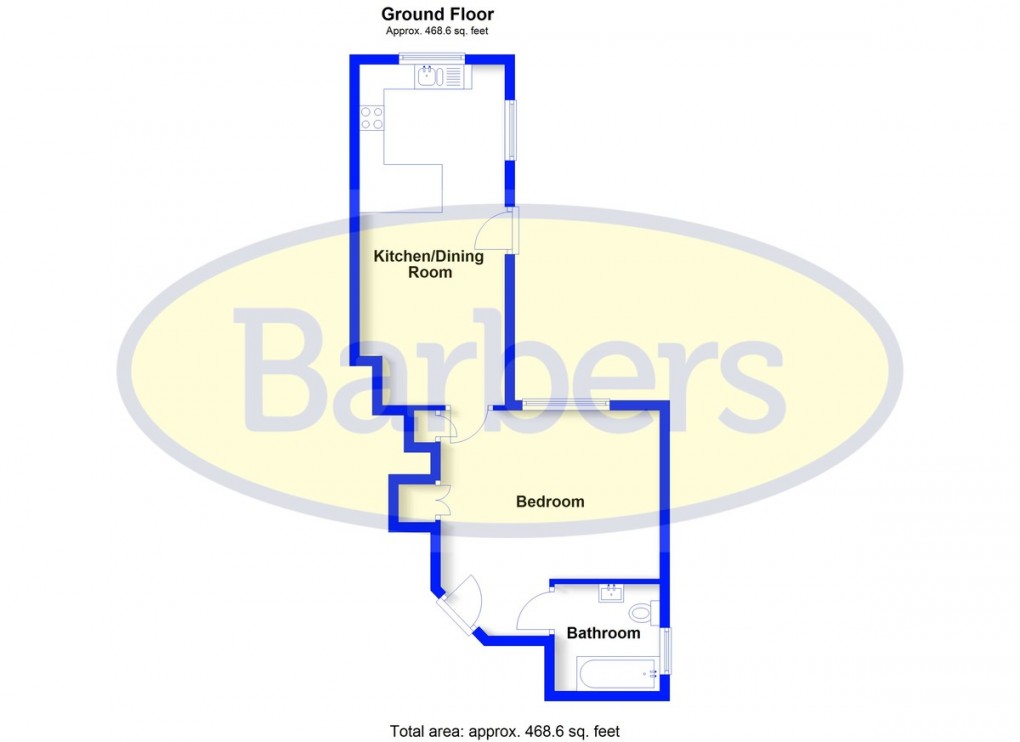 Floorplan for Burleydam, Whitchurch, Shropshire