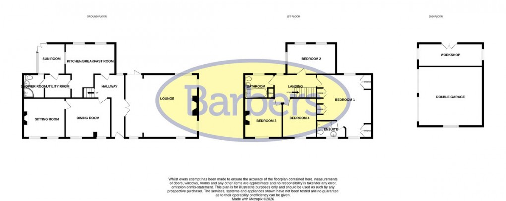 Floorplan for Loppington, Shrewsbury