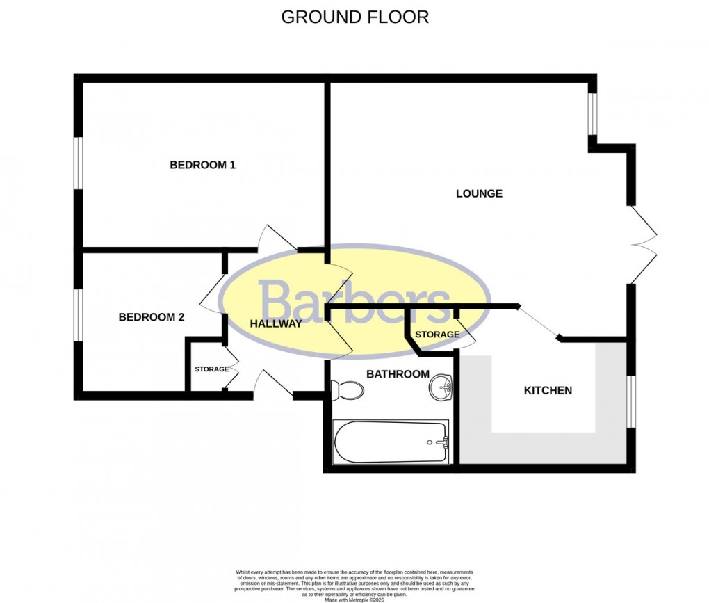 Floorplan for Heatley Court, Deermoss Lane, Whitchurch