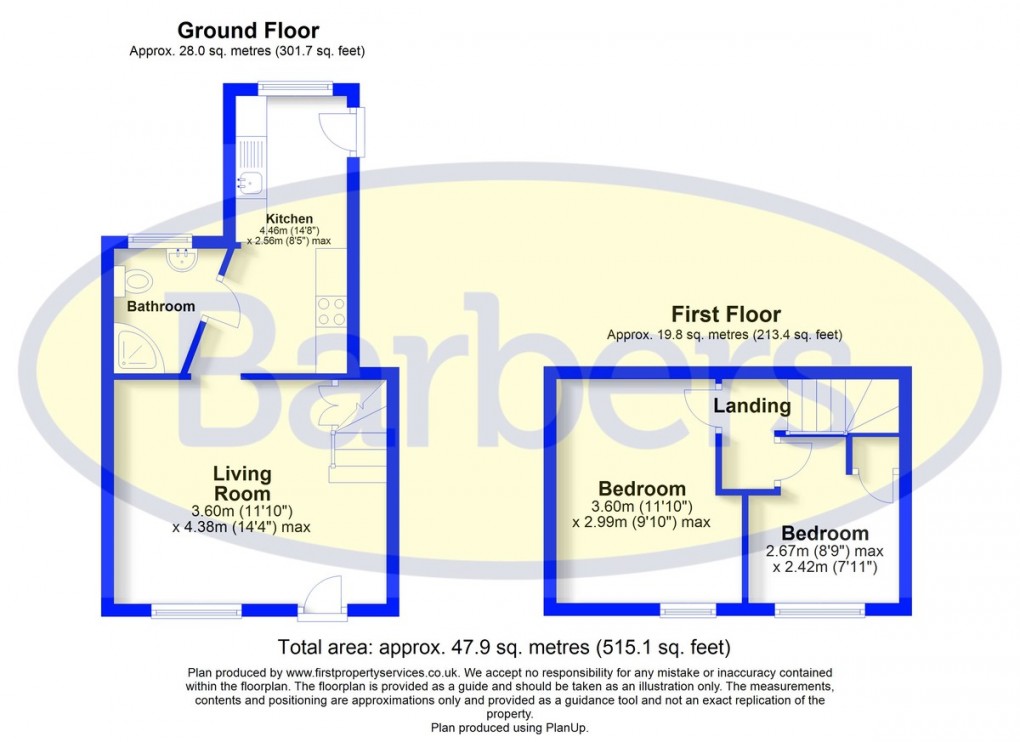 Floorplan for Chetwynd End, Newport