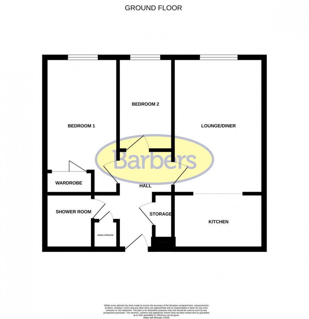 Floorplan for St. Johns Park, Whitchurch
