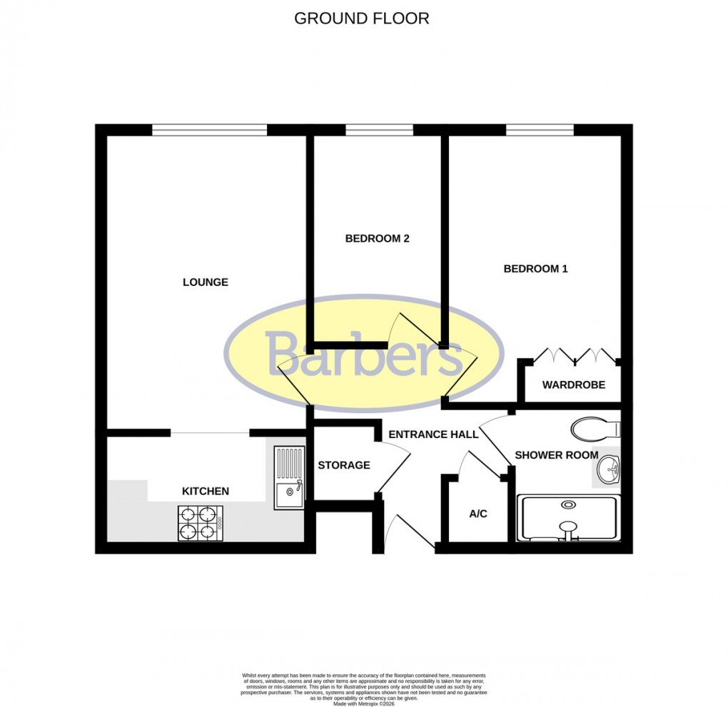 Floorplan for St Johns Park, Whitchurch