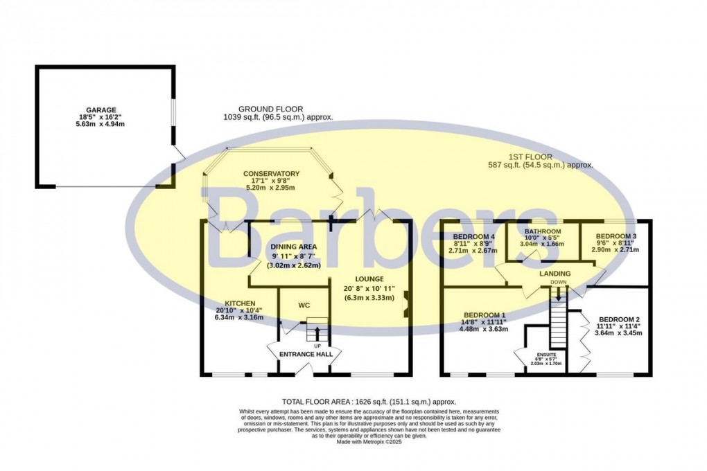 Floorplan for Chestnut Road, Loggerheads