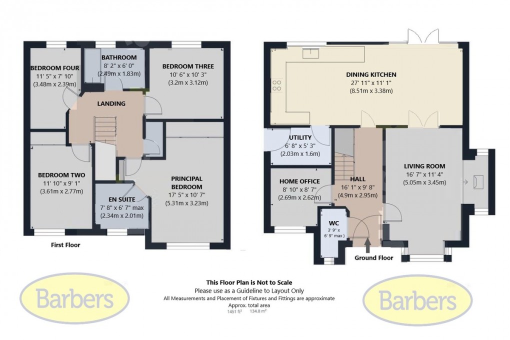 Floorplan for Landmark Close, Loggerheads