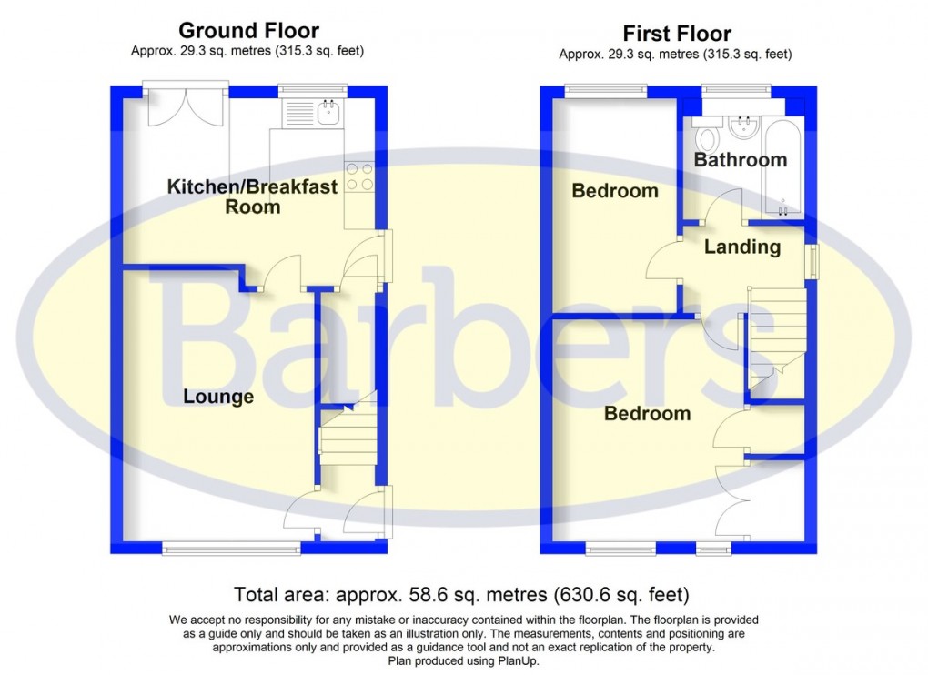 Floorplan for Aldwick Drive, Radbrook Green, Shrewsbury