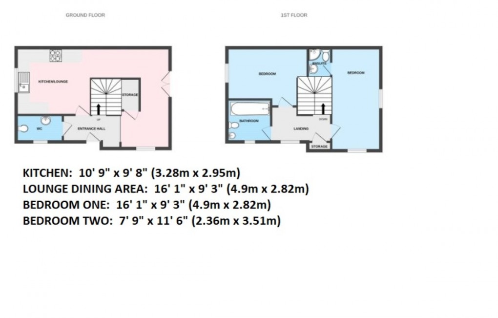 Floorplan for Trinity Mews, Newport