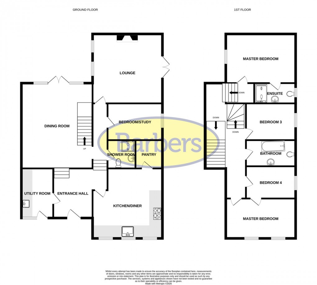 Floorplan for Tallarn Green, Malpas