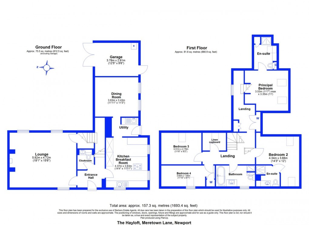 Floorplan for Meretown, Newport