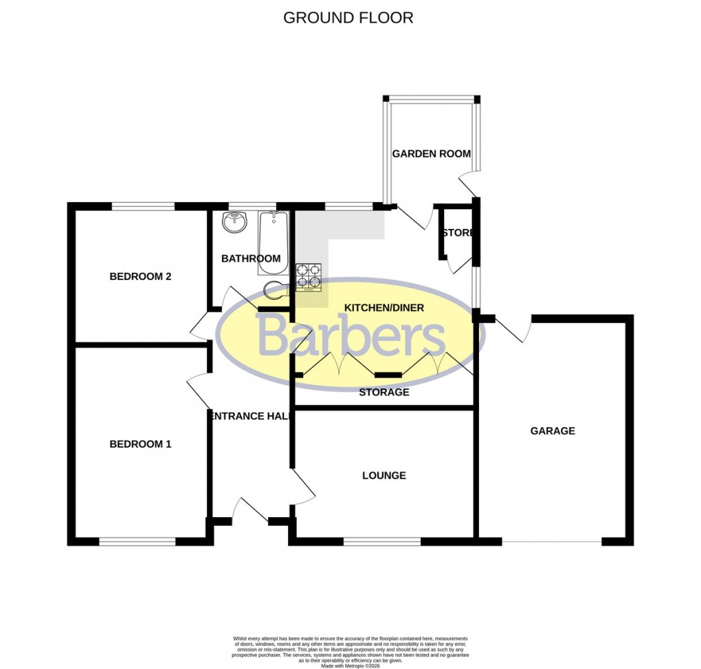 Floorplan for Higher Heath, Whitchurch