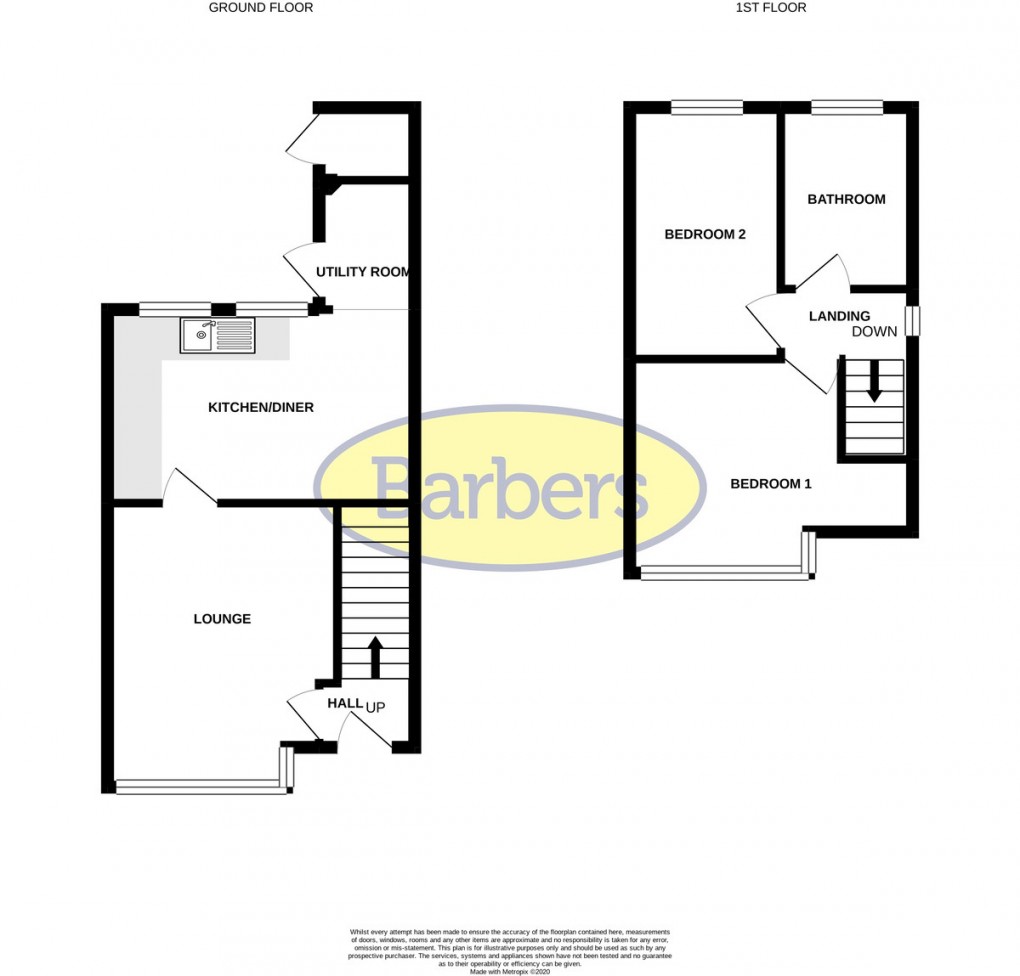 Floorplan for Newport Road, Whitchurch, Shropshire