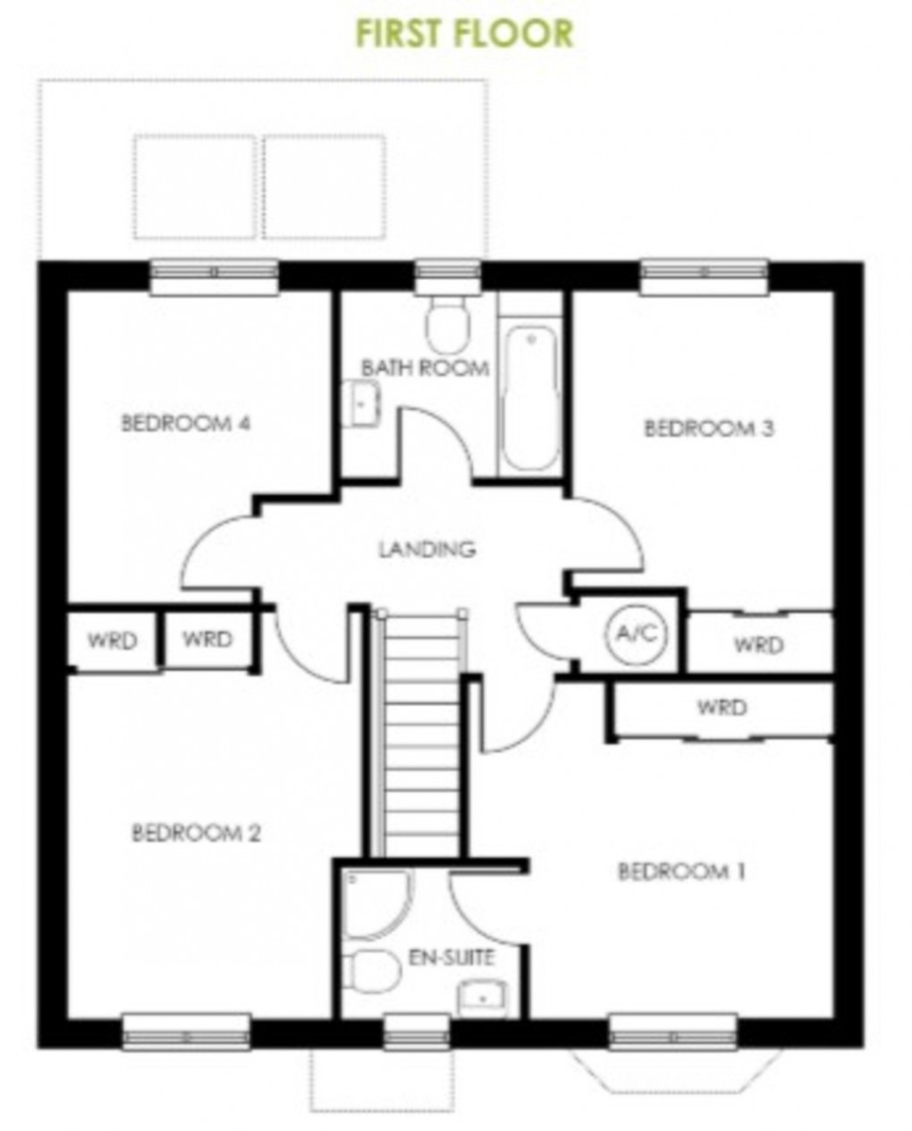 Floorplan for Rylands Drive, Waymills, Whitchurch