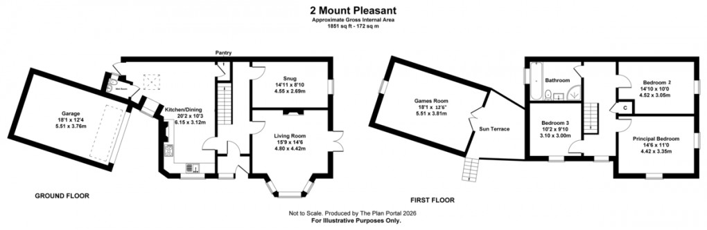 Floorplan for Woodseaves, Stafford