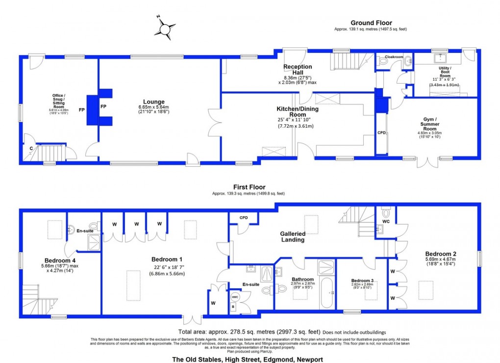 Floorplan for Edgmond, Newport