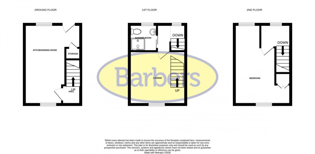 Floorplan for Park View, Whitchurch