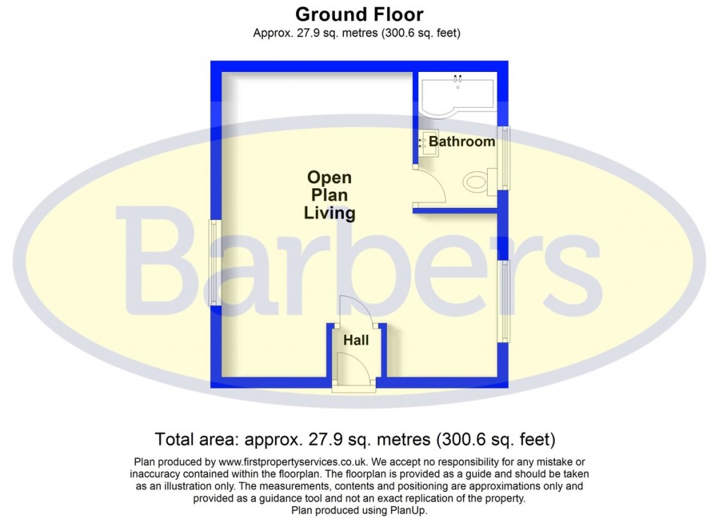 Floorplan for Hanmer, Whitchurch, Shropshire