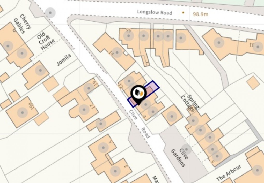 Floorplan for Clive Road, Market Drayton