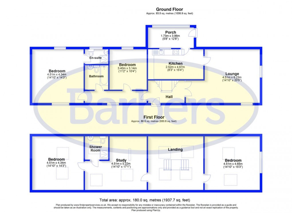 Floorplan for Betton, Market Drayton, Shropshire