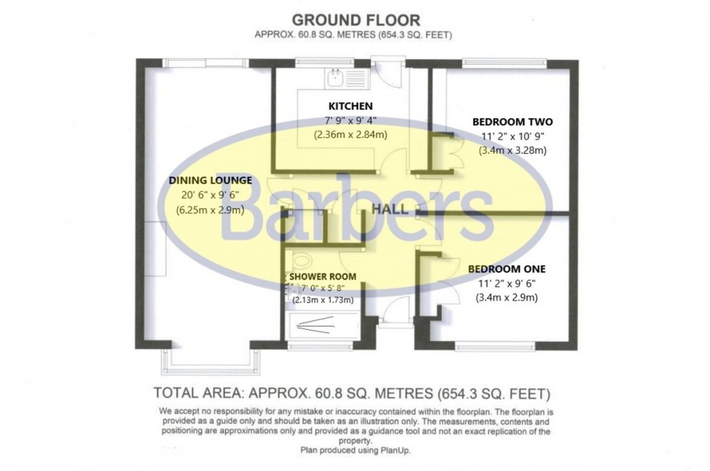 Floorplan for Country Meadows, Market Drayton