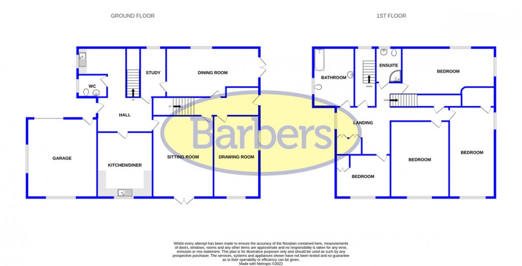 Floorplan for Longslow, Market Drayton