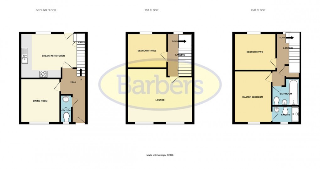 Floorplan for Priorslee, Telford