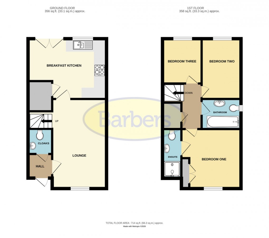 Floorplan for Church Close, Shawbury, SY4 4FB
