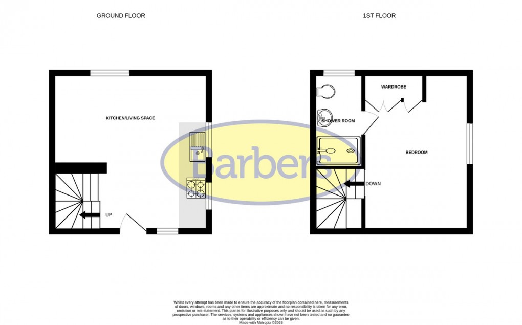Floorplan for Whitchurch Road, Broxton, Chester