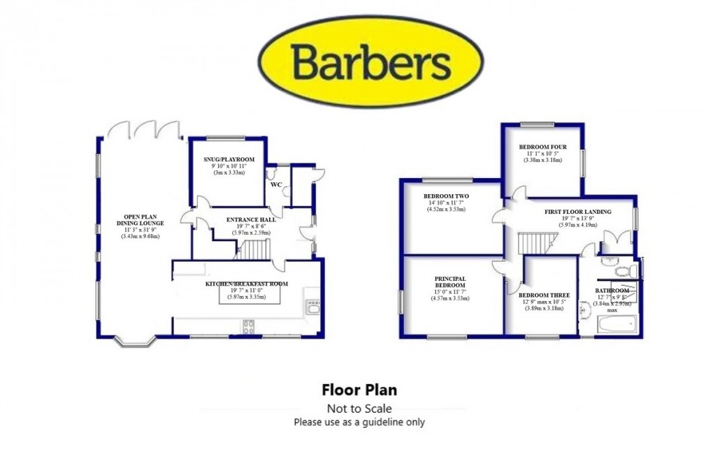 Floorplan for Newport Road, Hinstock, Market Drayton