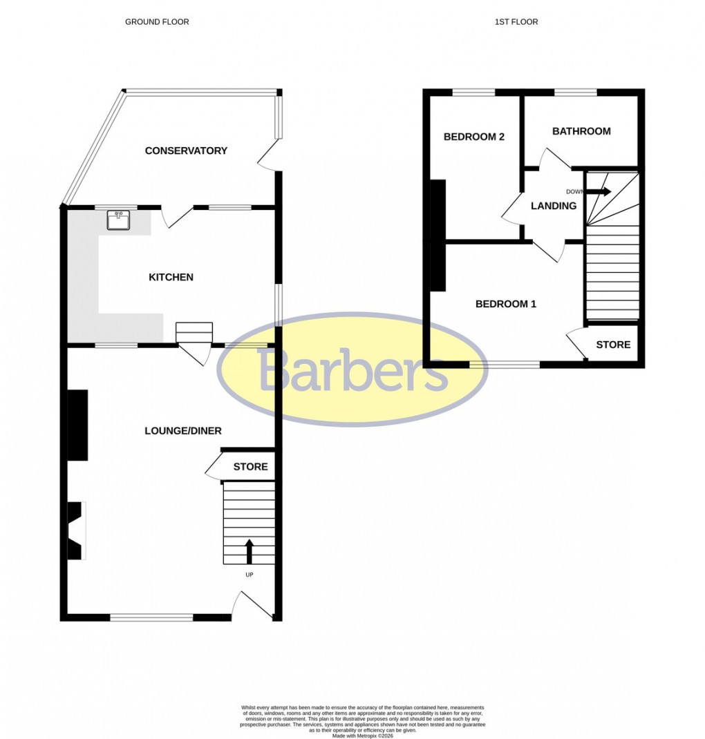 Floorplan for Sherrymill Hill, Whitchurch, Shropshire