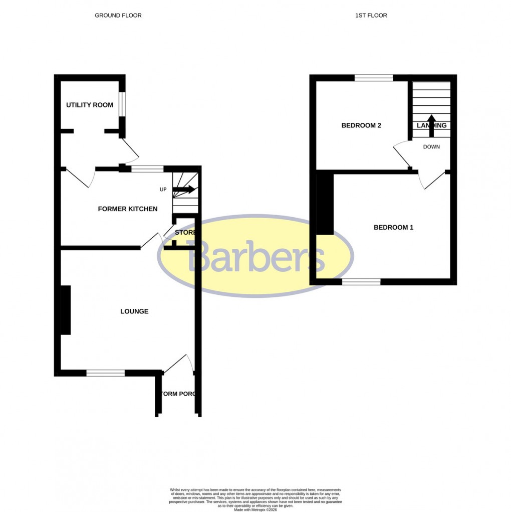 Floorplan for Hollinwood, Whixall