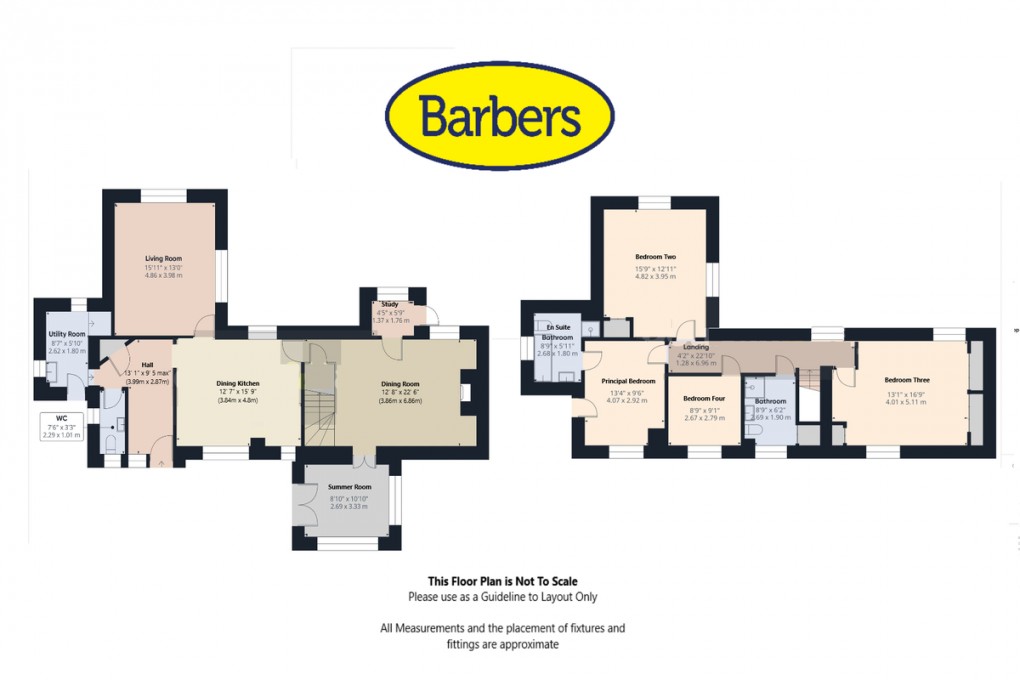 Floorplan for Summerhill Cottage, Hinstock
