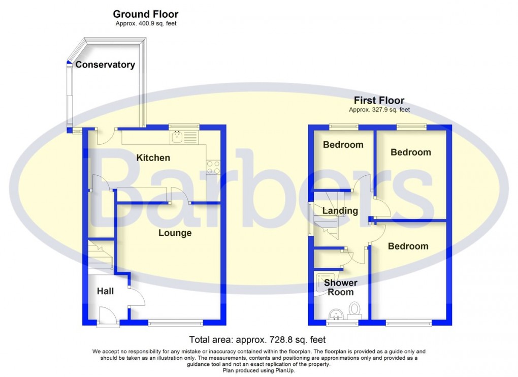 Floorplan for Suffolk Way, Horsehay, Telford, TF4 3UL