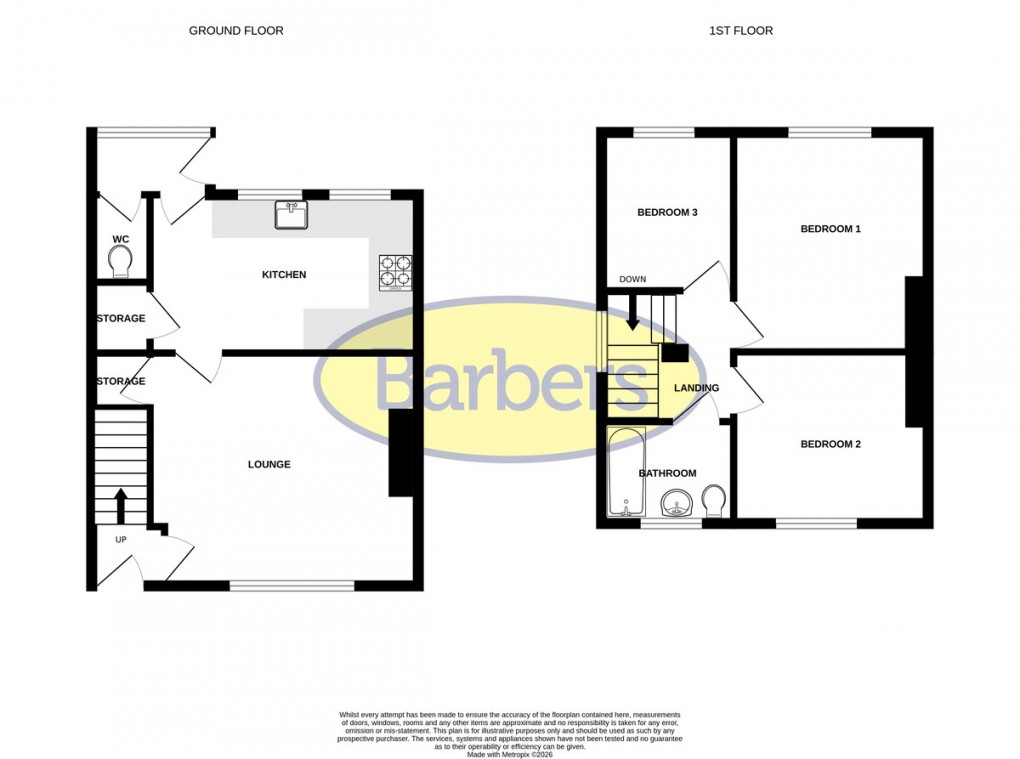 Floorplan for Wem, Shrewsbury