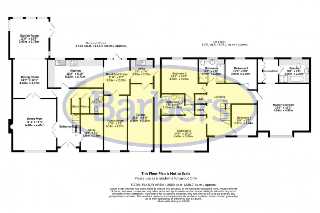 Floorplan for Adderley, Market Drayton, Shropshire