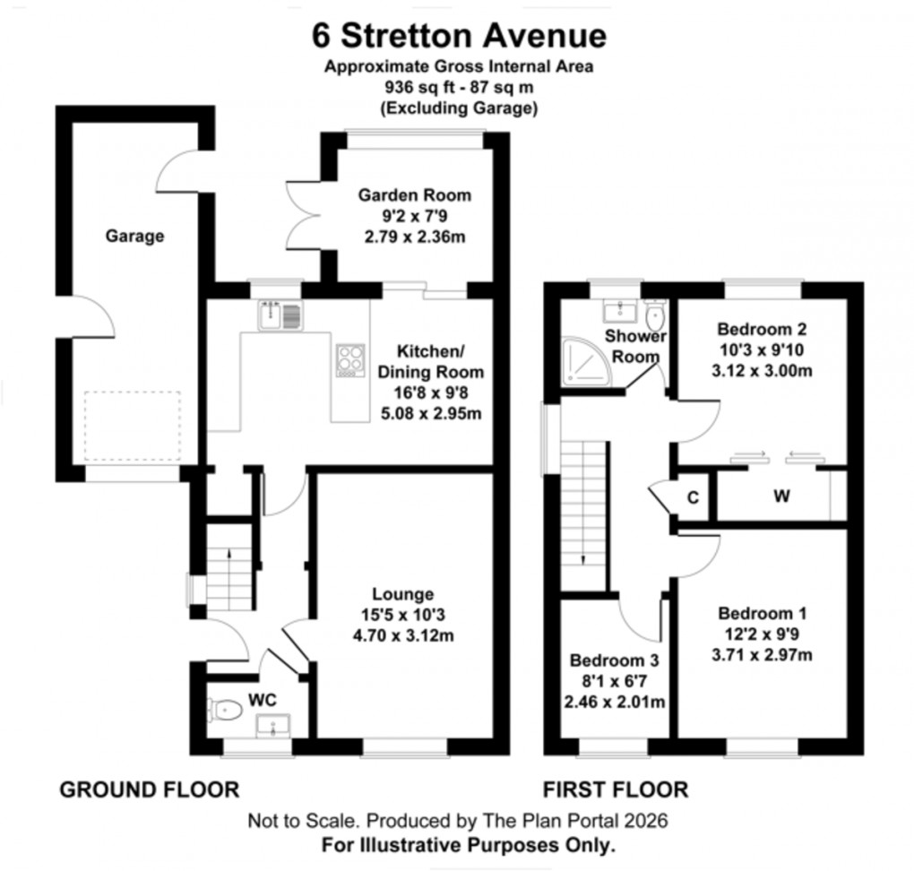 Floorplan for Stretton Avenue, Newport