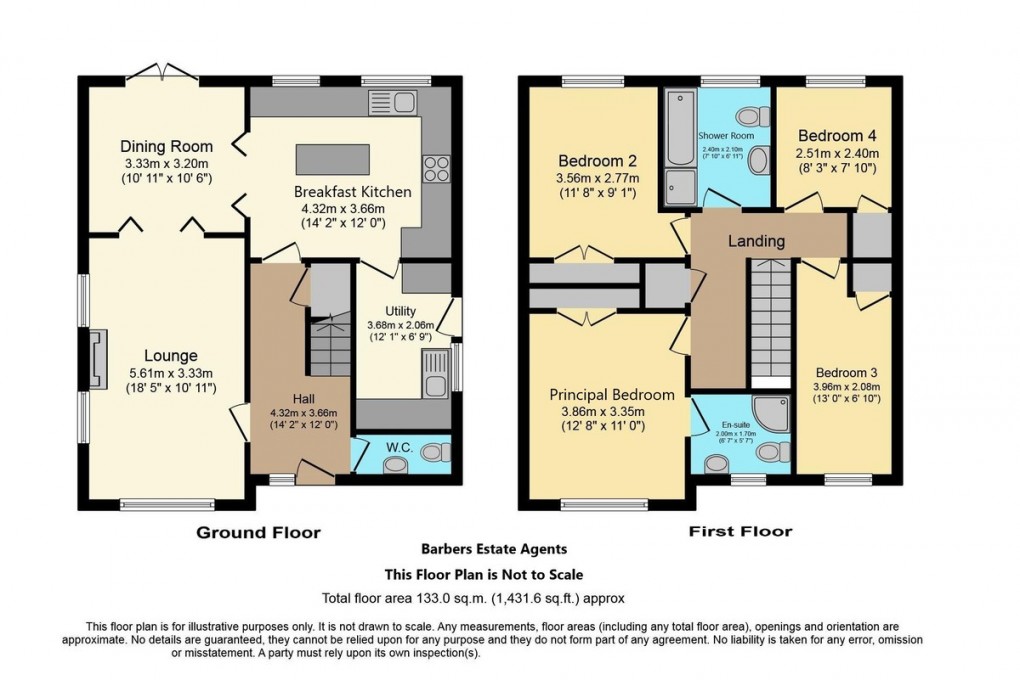 Floorplan for Highfield Way, Hinstock