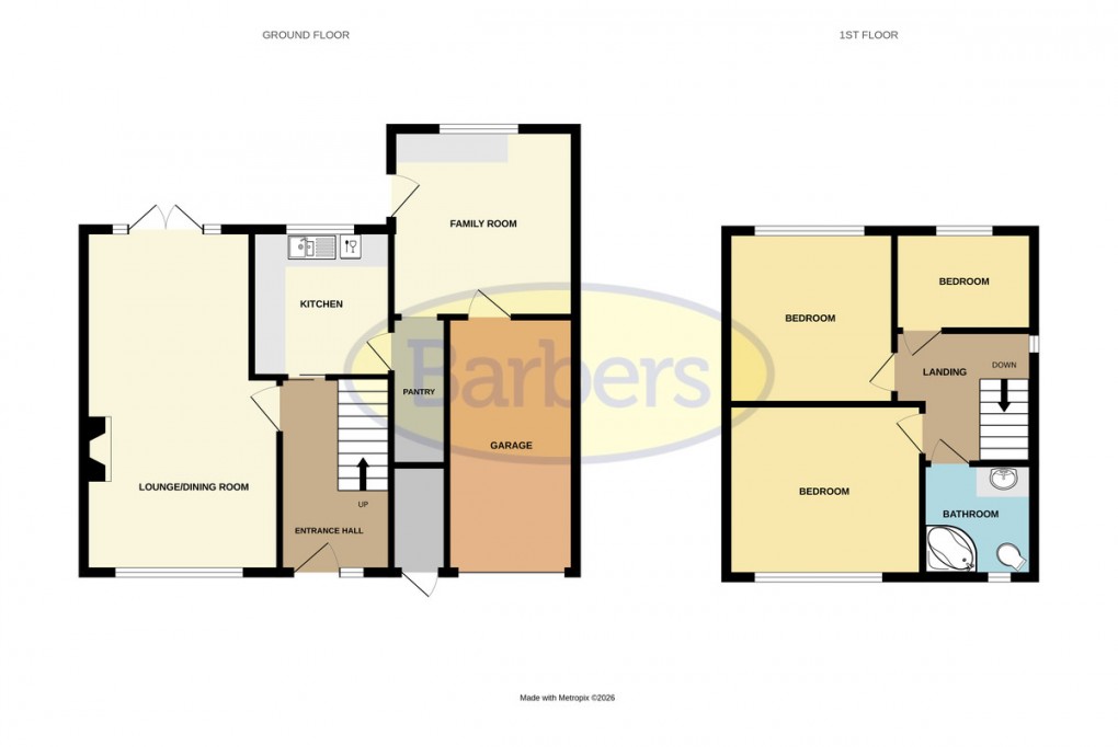 Floorplan for Wombridge Road, Trench, Telford, TF2 6PS