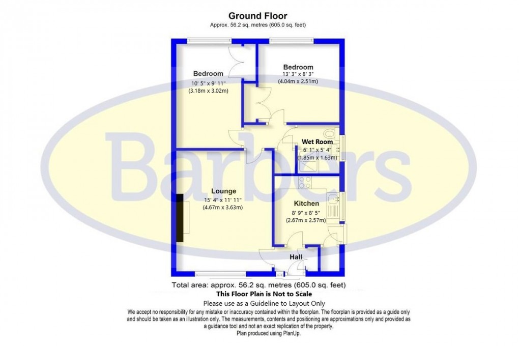 Floorplan for Forest Road, Market Drayton