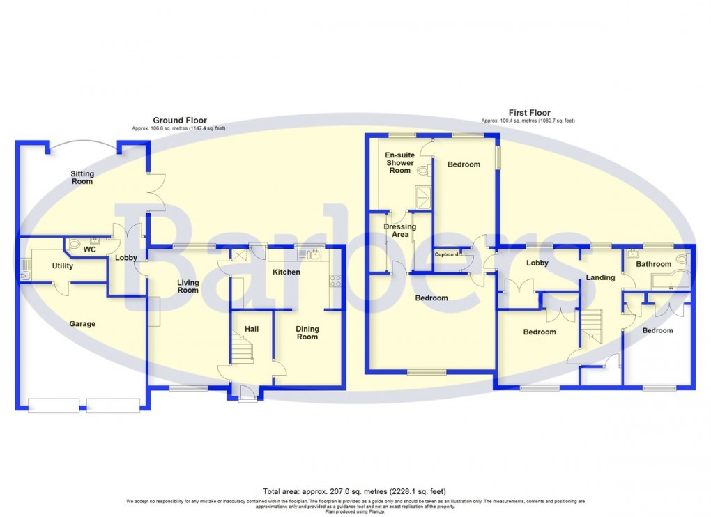 Floorplan for Lake End Drive, Holmer Lake