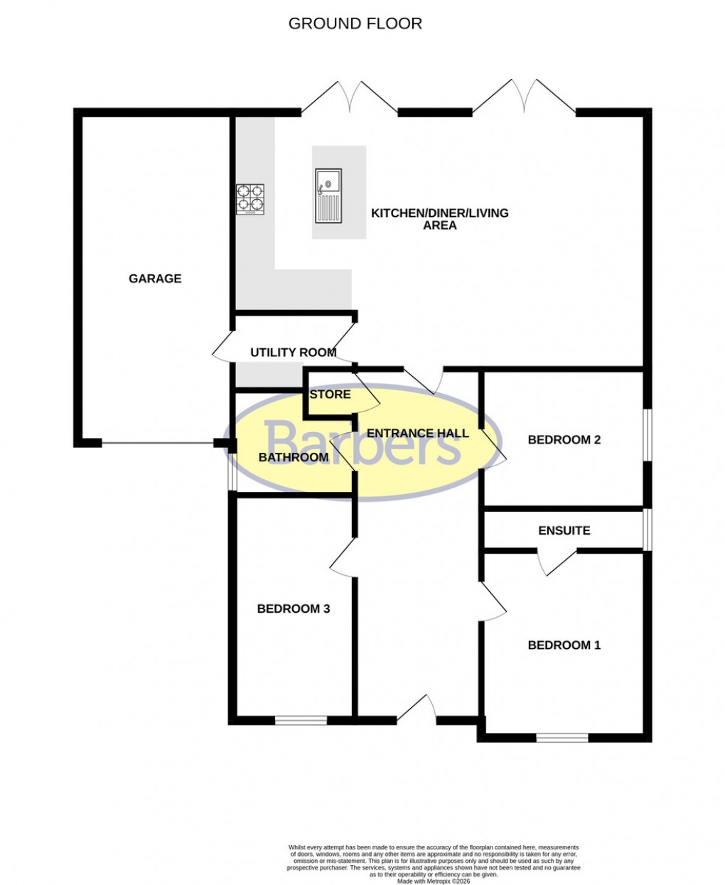 Floorplan for Shrewsbury Street, Prees