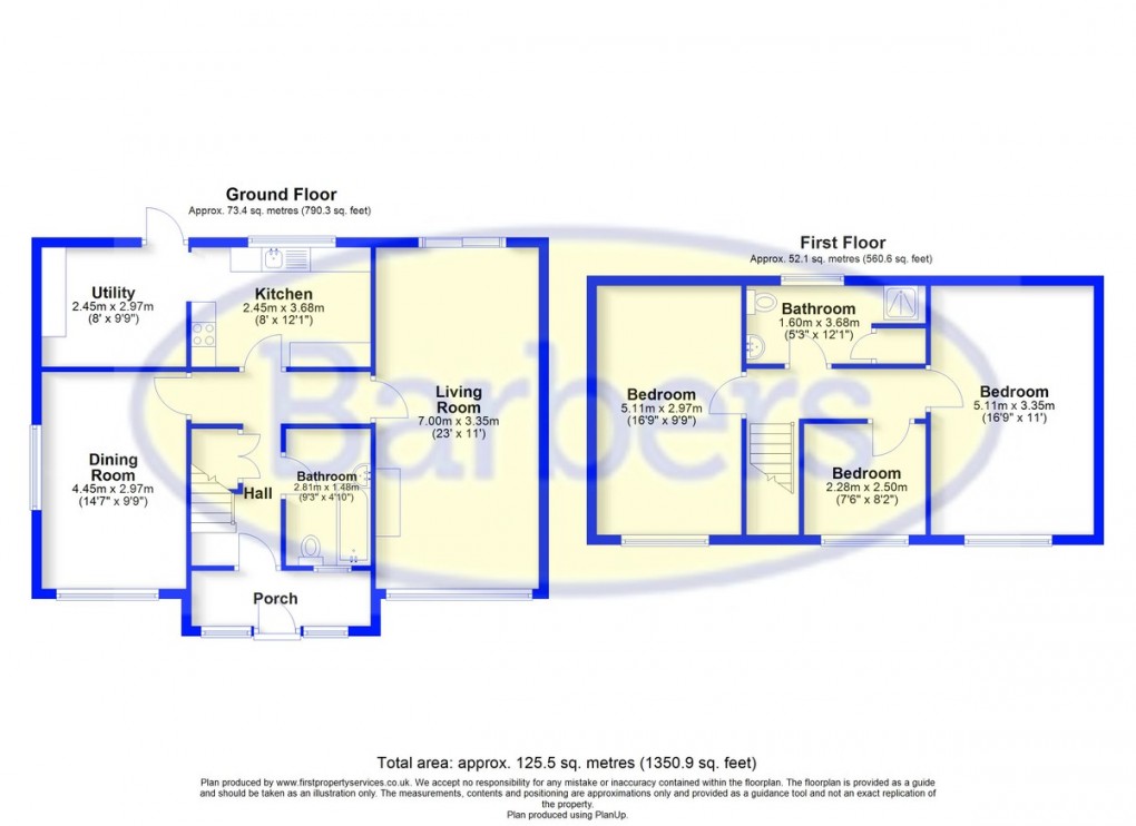 Floorplan for Martin Dale, Loggerheads