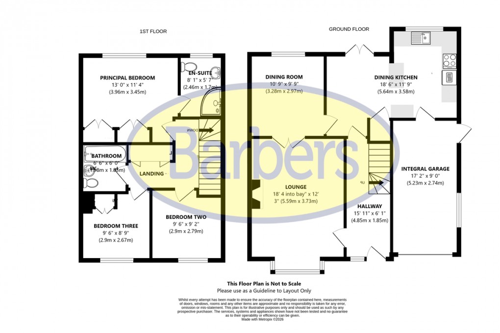 Floorplan for Main Road, Norton-in-Hales
