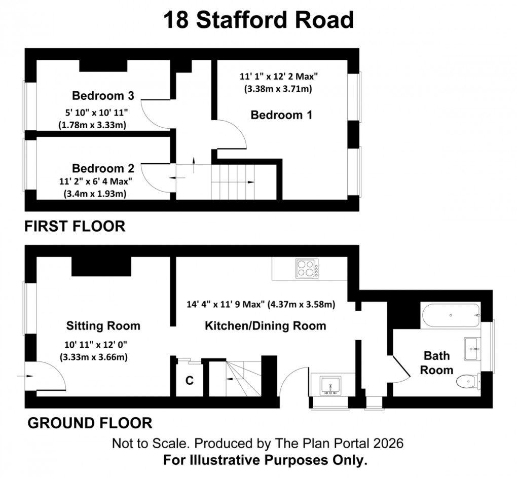 Floorplan for Stafford Road, Newport