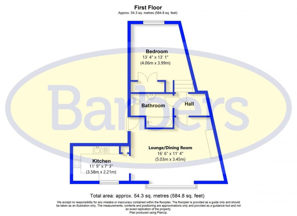 Floorplan for Shropshire Street, Market Drayton