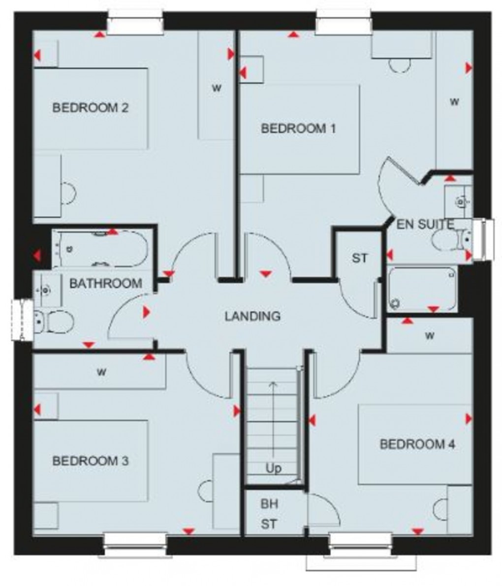 Floorplan for Clockmakers, Tilstock Road, Whitchurch