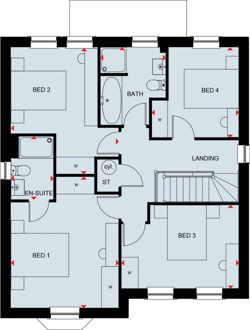 Floorplan for Clockmakers, Tilstock Road, Whitchurch