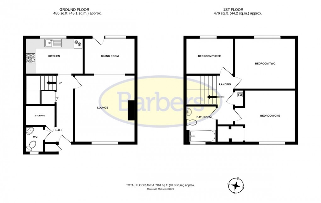Floorplan for Juniper Drive, Trench, Telford, TF2 6SQ