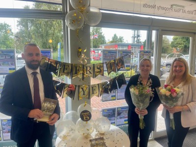 Cheers to 15 Years Service